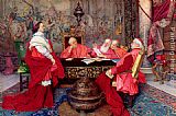 Guiseppe Signorini Cardinal Richelieu And His Council painting